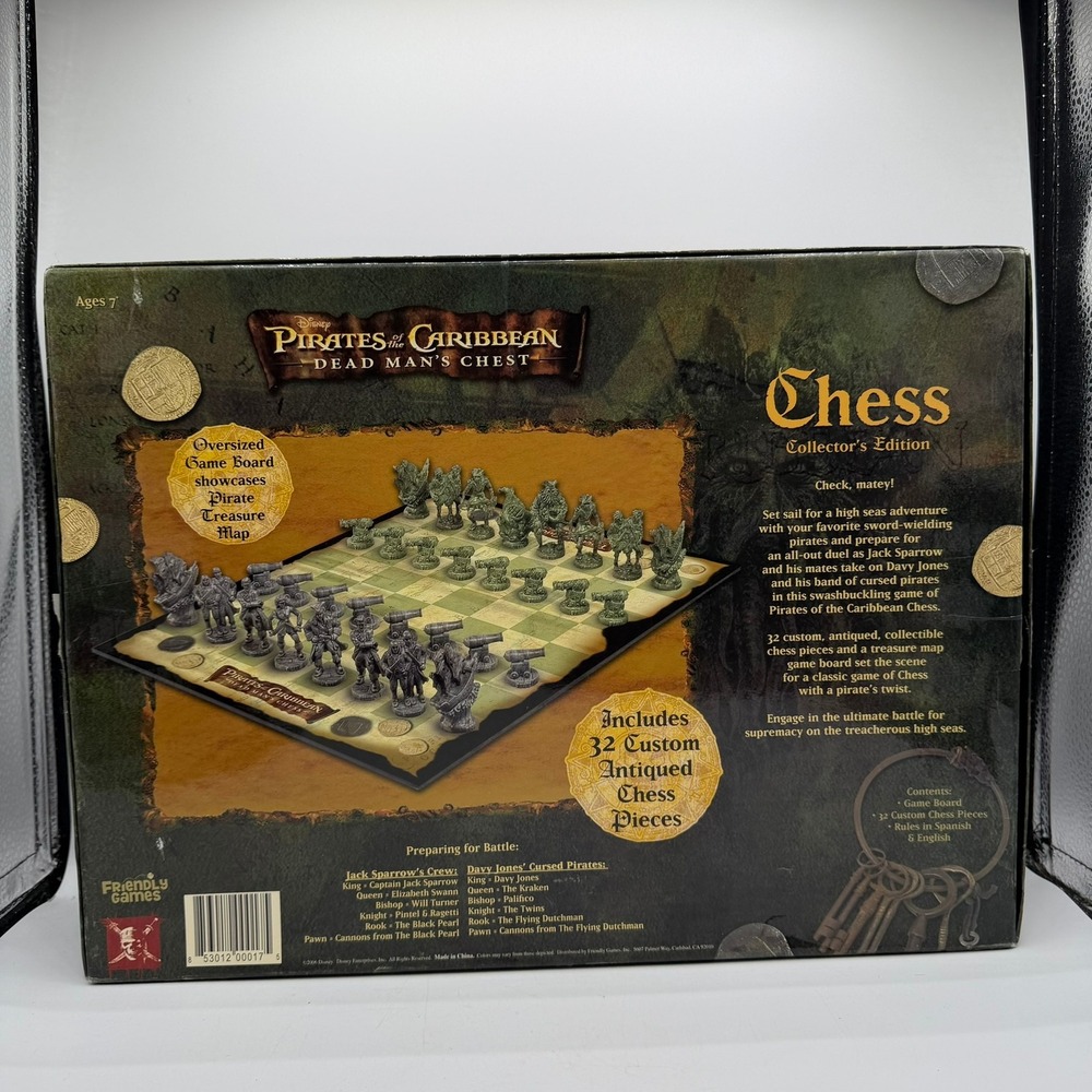Disney Pirates of the Caribbean Dead Mans Chest Chess Collectors Edition 2006 - Picture 2 of 15
